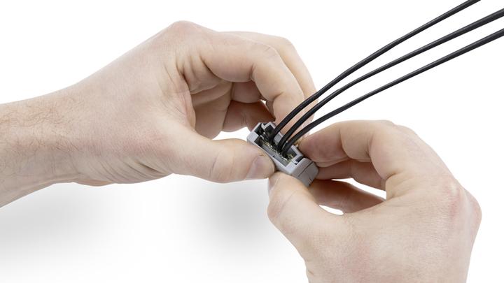Actual product image Wago Gel box for connection terminals wire leads
