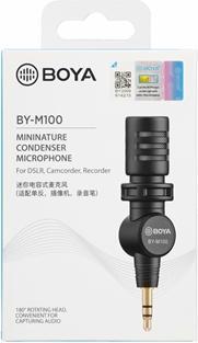 Productafbeelding Boya BY-M100 microfoon Zwart Digitale cameramicrofoon