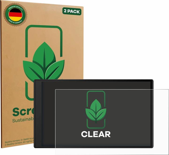 Actual product image ScreenLeaf Screen Protector sustainable Screen Protection, clear, anti-scratch