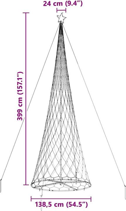 Image du produit vidaXL Weihnachtsdekoration