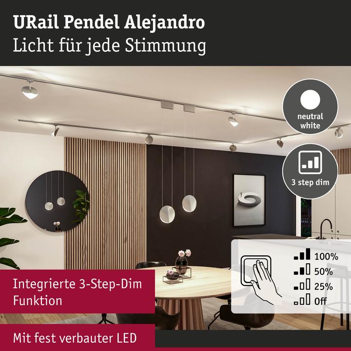 Produktbild Paulmann URail Pendel Alejandro (1000 lm)