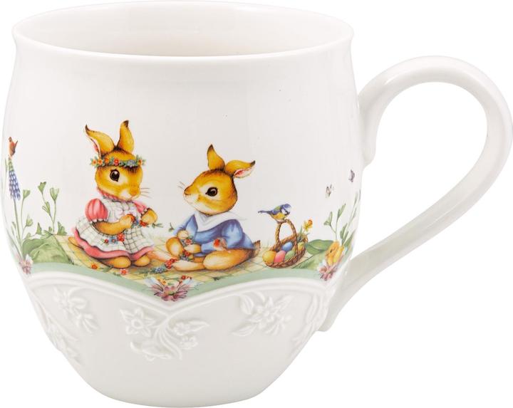 Produktbild Villeroy & Boch Multipack Spring Fantasy Becher mit Henkel, Blumenwiese - 6 Stück (500 ml, 6x)