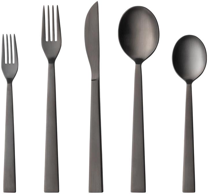 Costa Nova Sen Besteckset 5tlg 18/10 schwarz (5 pcs, Set de couverts)