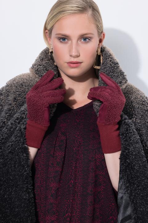 Immagine prodotto Ulla Popken Guanti con teddy e orlo con risvolto