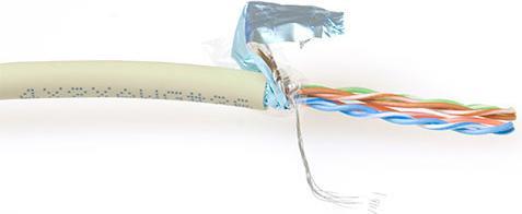 Produktbild ACT CAT5E F/UTP LSZH stranded patch ivory 100 m. Unit: Reel 100 mtr (U/UTP, CAT5e, 100 m)