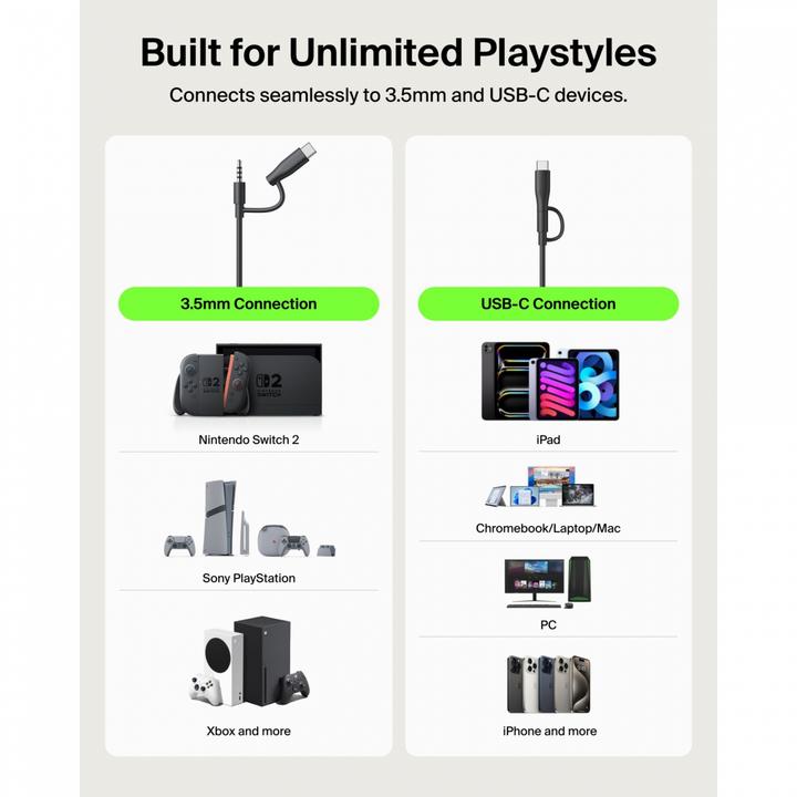 Actual product image Belkin Gaming On-Ear Kopfhörer für Kinder mit Kabel ENA011hqBK