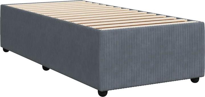 Actual product image vidaXL Bo x spring bed with mattress 160 x 200 cm velvet (160 x 200 cm)