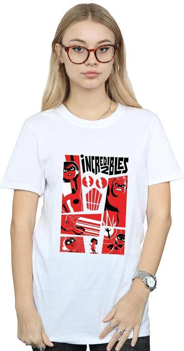 Immagine prodotto Disney The Incredibles Collage Maglietta Ampia Donna (3XL)