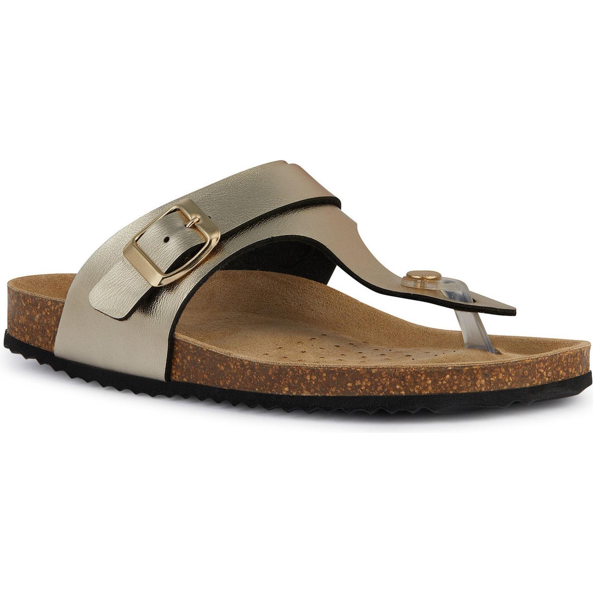 Thumbnail - Geox, Damen, Sandalen, Brionia K, Gold, (40)