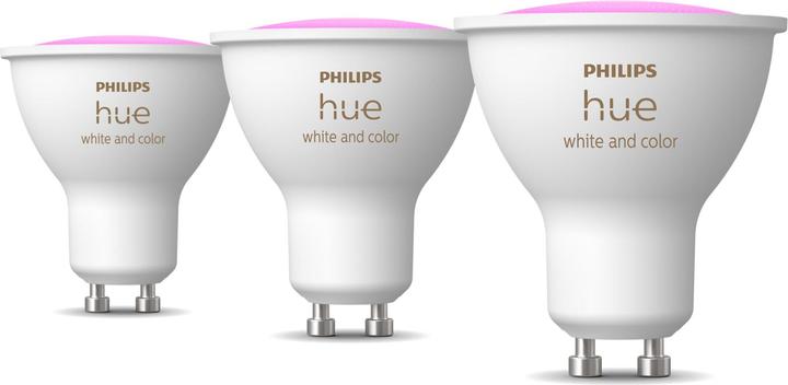 Philips Hue White & Color Ambiance (GU10, 4.20 W, 400 lm, 3 x, E)
