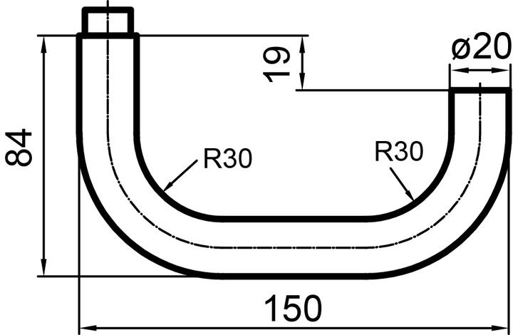 Produktbild Glutz Türdrücker 5055 Malmö (Türgriff)