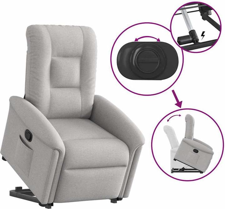 Actual product image vidaXL Relaxsessel mit Aufstehhilfe