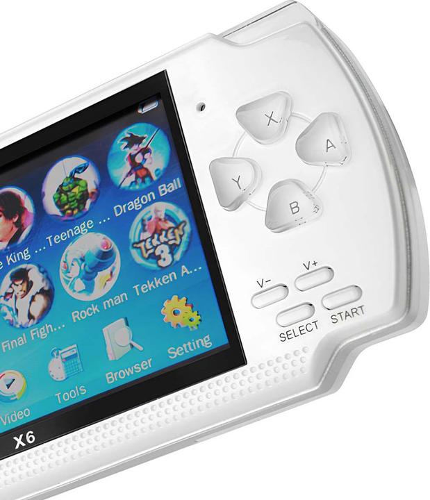 Actual product image VR Shinecon Portable 4.3 inch emulator console with audio/video player