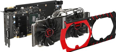 Actual product image MSI GTX 960 Gaming 2G (2 GB)