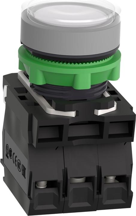 Actual product image Schneider Electric Illuminated pushbutton, compl., plastic, XB5AW31B5C0