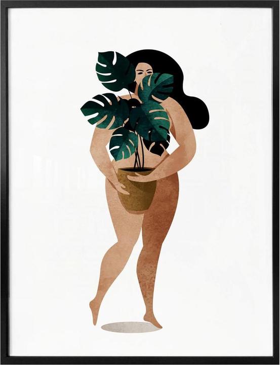 Produktbild Trenddeko Die nackte Frau (24 x 30 cm)