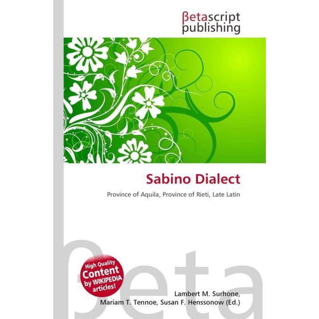 Sabino Dialect, Fachbücher
