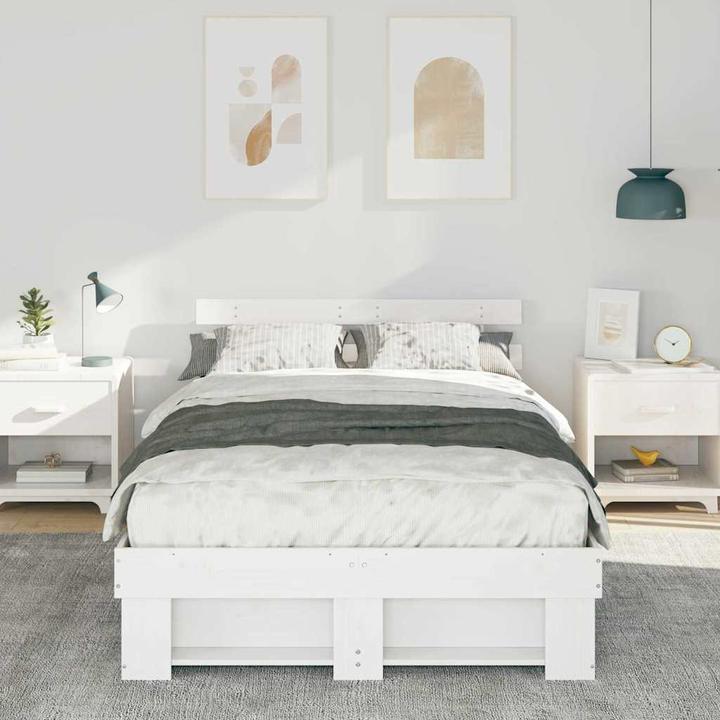 Image du produit vidaXL Modernes Bett (135 x 190 cm)