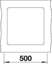 Produktbild Blanco Subline 400-F (Einbauspüle, 42.70 cm, 42.70 cm)