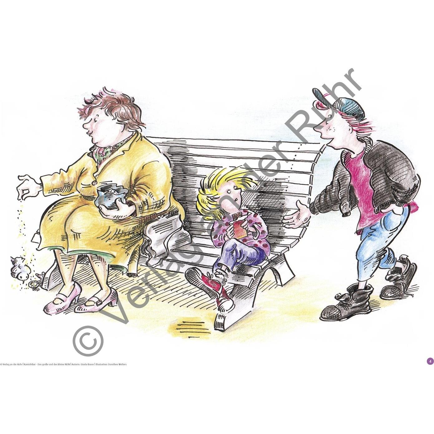 Thumbnail - Kamishibai:Gross+Klein NEIN, Fachbücher von Gisela Braun