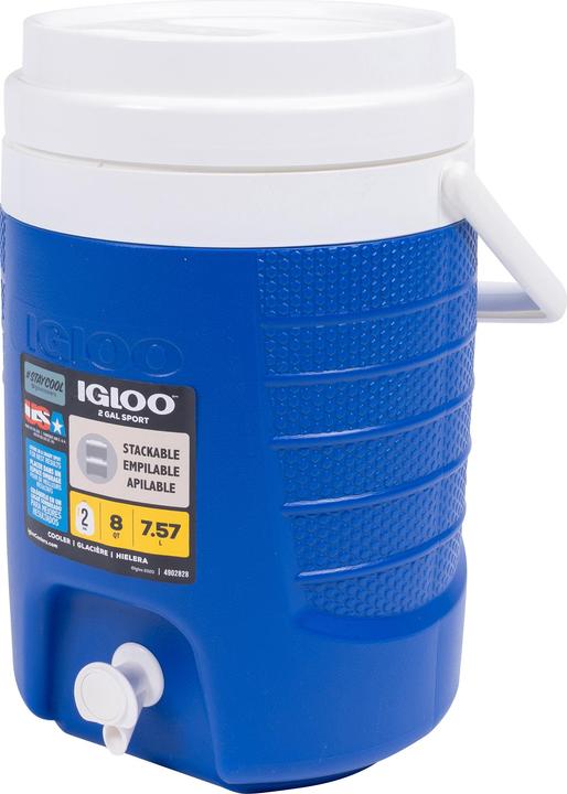 Actual product image Igloo Beverage container with tap, 7.6 liters, Blue (7.60 l)