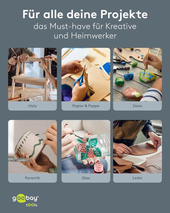 Produktbild Goobay Heissklebesticks 7 mm, 50 Stk.