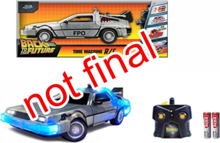 Actual product image Jada Back to the Future RC Time Machine 1:16