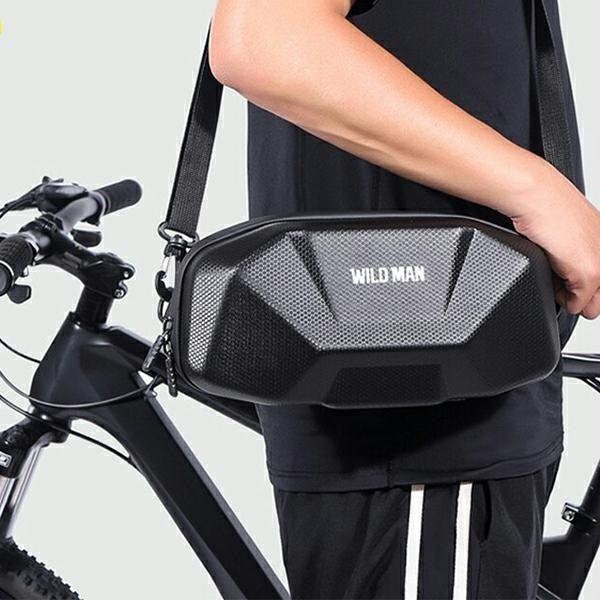 Actual product image Wildman X9 frame bag, bike carrier black/black (3.50 l, Frame bag)