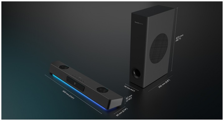 Image du produit Creative Sound Blaster Katana V2X (90 W, Canal 2.1)