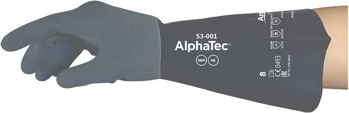 Immagine prodotto Ansell Guanti chimici AlphaTec 53-001 Gr.11 grigio/nero EN 388,EN 374,EN 407 6 PA (11)