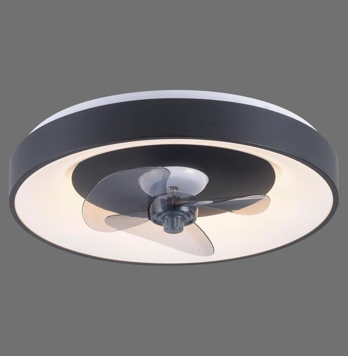Produktbild Just Light LED Deckenlampe Deckenventilator Venika warmweiss - kaltweiss Deckenventilator Fernbedienung (4250 lm)