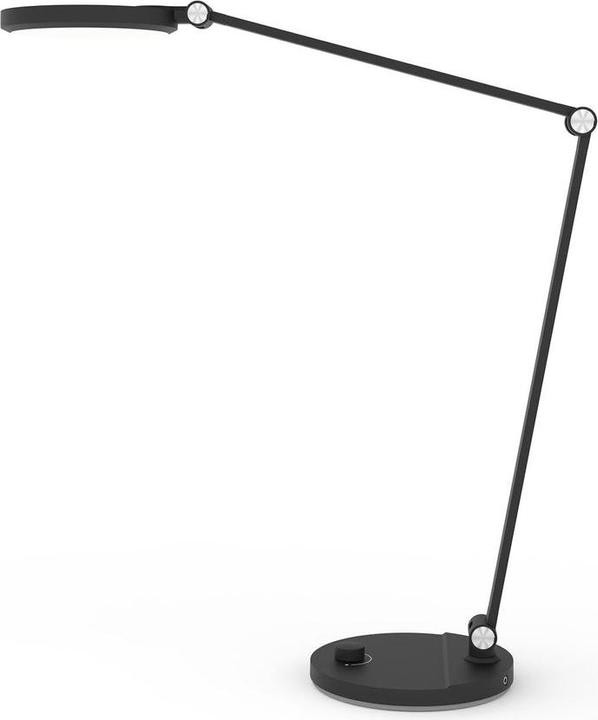 Produktbild FeinTech SKT LTL00121 - LED-Schreibtischlampe 7 W mit Drehknopf schwarz (540 lm)