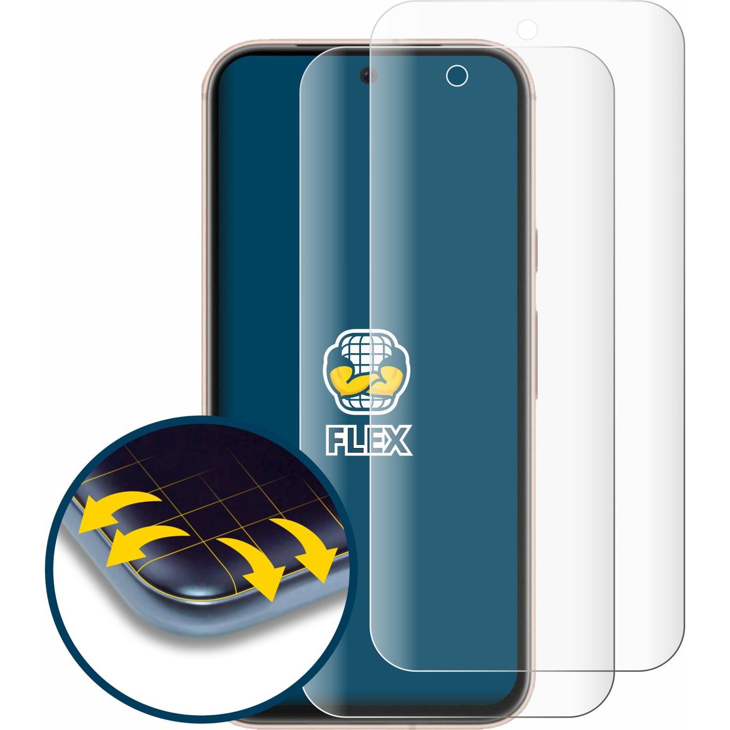 Thumbnail - BROTECT Full-Screen Displayschutz (2 Stück, Google Pixel 8a), Smartphone Schutzfolie, Transparent