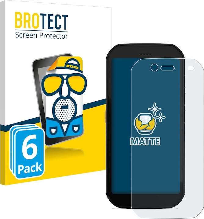 Actual product image BROTECT Anti-glare screen protector matt (6 Piece, Cat S42)