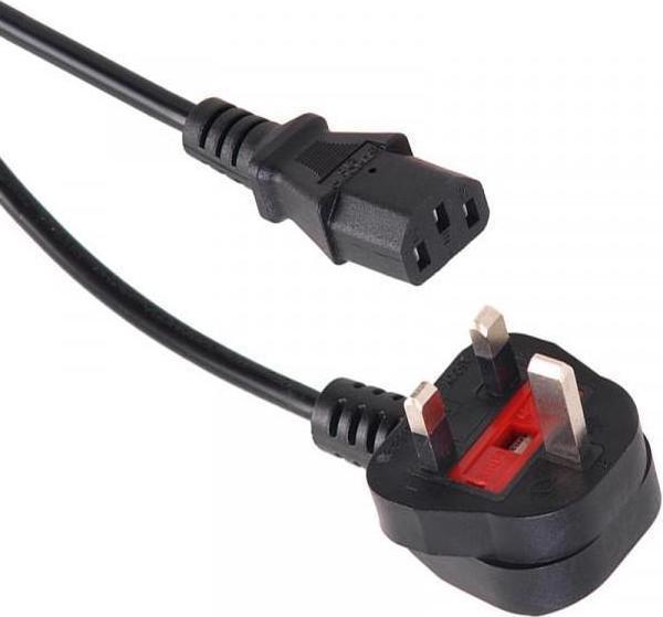 Maclean MCTV-807 - Maclean-Stromkabel, 3-polig, GB-Stecker, 3 m (3 m)