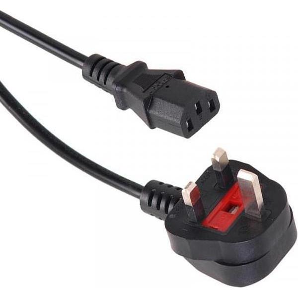 Maclean MCTV-807 - Maclean-Stromkabel, 3-polig, GB-Stecker, 3 m (3 m), Stromkabel