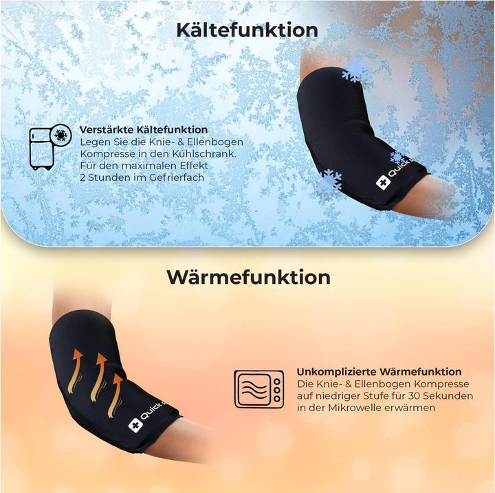 Produktbild Quick Aid Knie oder Ellenbogen Kompresse - Grösse L (1x)