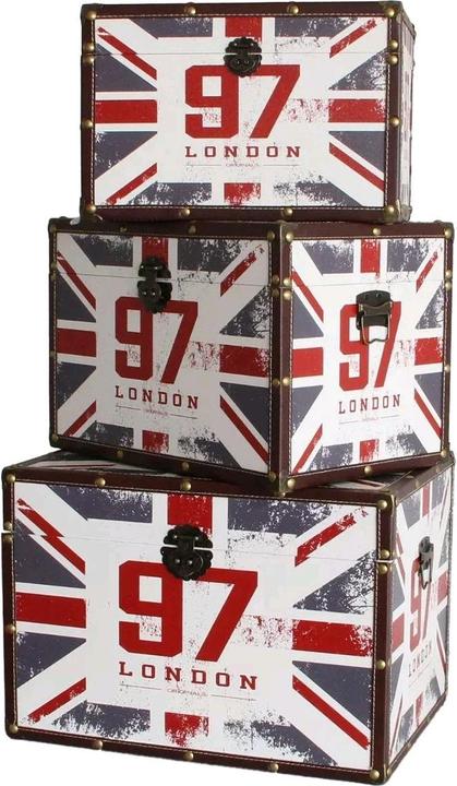 Actual product image Safe Treasure chest Union Jack small (33 x 22 x 22 cm)