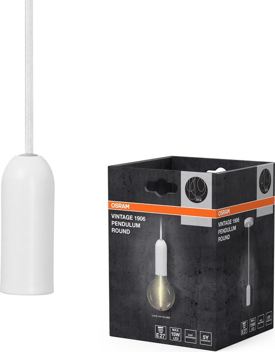 Actual product image Osram Vintage 1906 PenduLum Round White (E27)