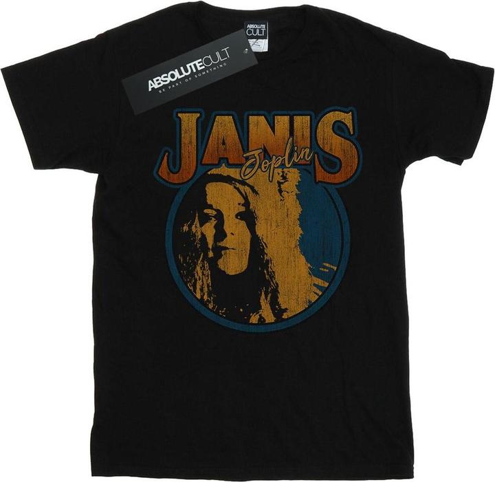 Produktbild Janis Joplin Distressed Circle TShirt (XXL)