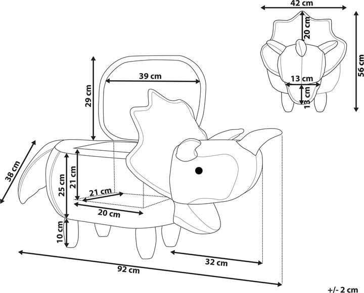 Image du produit Beliani Triceratops