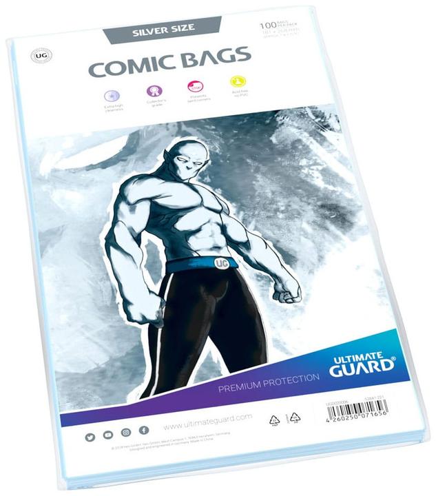 Produktbild Ultimate Guard Comic Bags Silver Size (100)