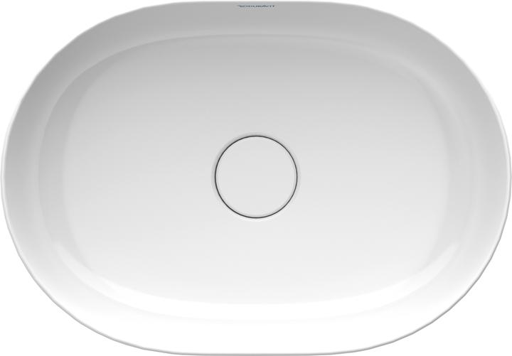 Produktbild Duravit Aufsatzbecken LUV o ÜL HLB 500x350mm o HL we seidenmatt WG (Aufsatzspülbecken, 35 cm, 50 cm)