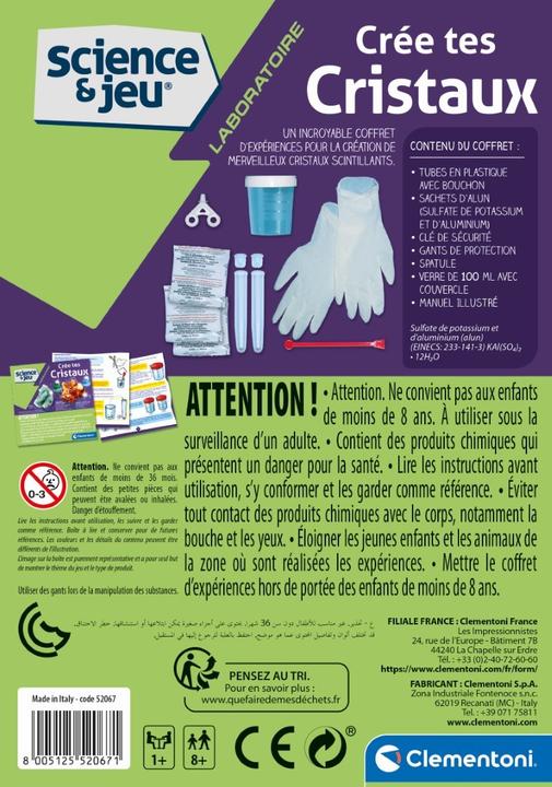 Image du produit Clementoni crée tes cristaux