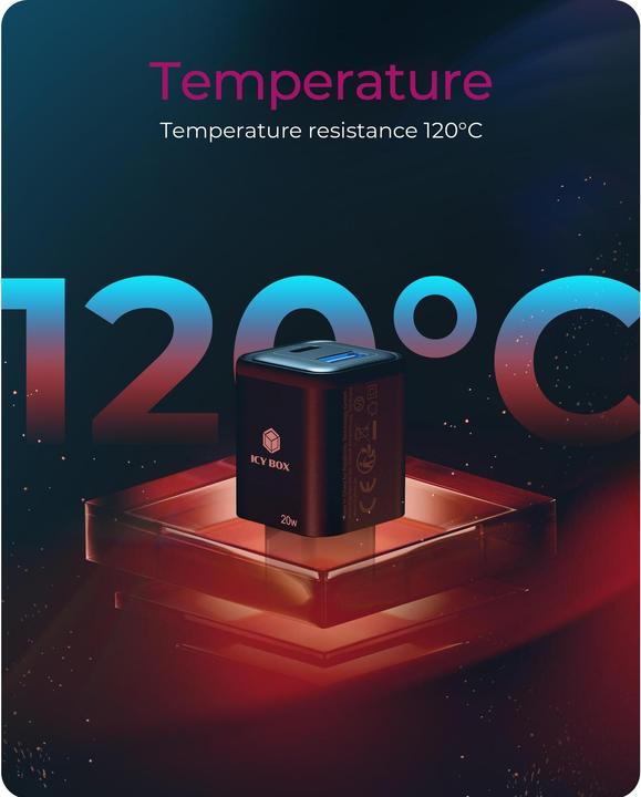 Produktbild Icy Box IB-PS1020-PD (20 W, 2 Ports)