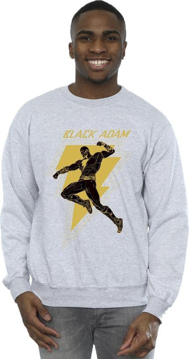 Immagine prodotto Felpa uomo nera Adam Golden Bolt in cotone (S)