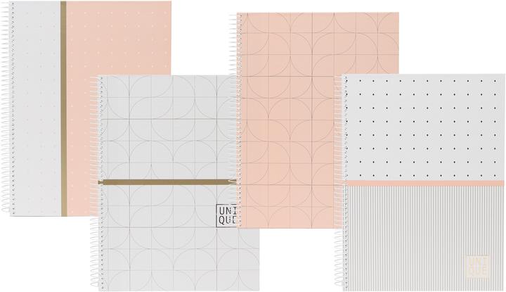 Produktbild Ancor Spiralbuch Hardcover A4 (A4, Kariert, Harter Einband)