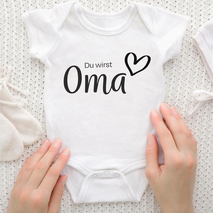 Produktbild Trendcompany Babybody Du wirst Oma, 62/68, Weiss (62, 68)