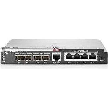 HPE 6125G Ethernet Blade Switch (8 Ports), Netzwerk Switch, Schwarz, Silber