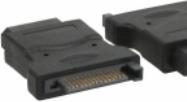Produktbild InLine 4-Pol Molex Stromadapter an SATA-Strom (15 pin S-ATA, 4 pin Molex)
